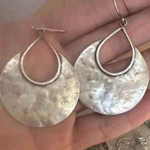 VTG Silpada Hammered Earrings